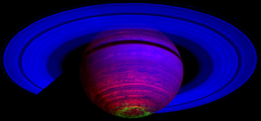 Saturn's aurora. Credit: NASA/JPL/U. Arizona/U. Leicester